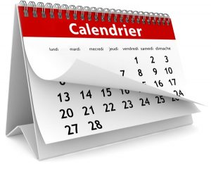 Calendrier des formations